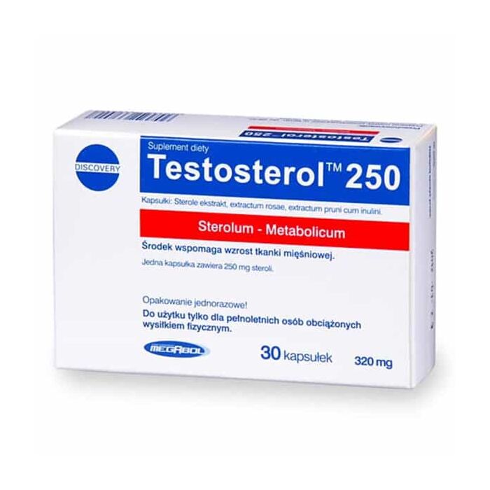 Анаболічна добавка Megabol Testosterol 250 - 30 капсул