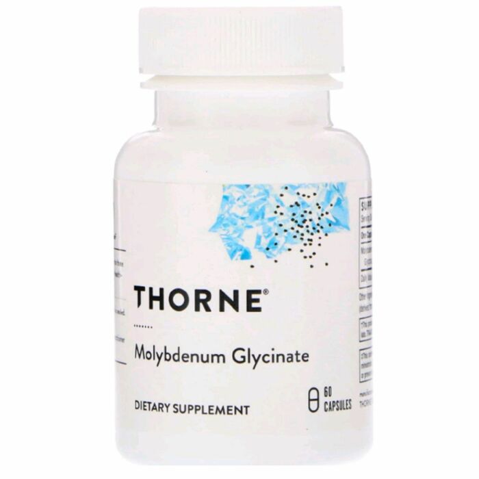 Минералы Thorne Research Molybdenum Glycinate, 60 Капсул