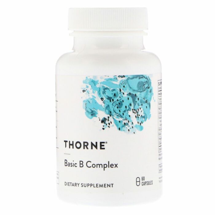 Витамин B Thorne Research Basic B Complex, 60 гелевых капсул
