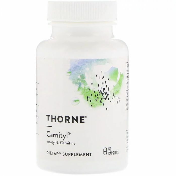 Амінокислота Thorne Research Carnityl, 60 капсул