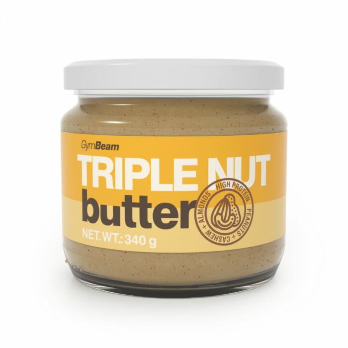 Арахисовое масло GymBeam Triple Nut Butter - 340 g (EXP 10/08/23)
