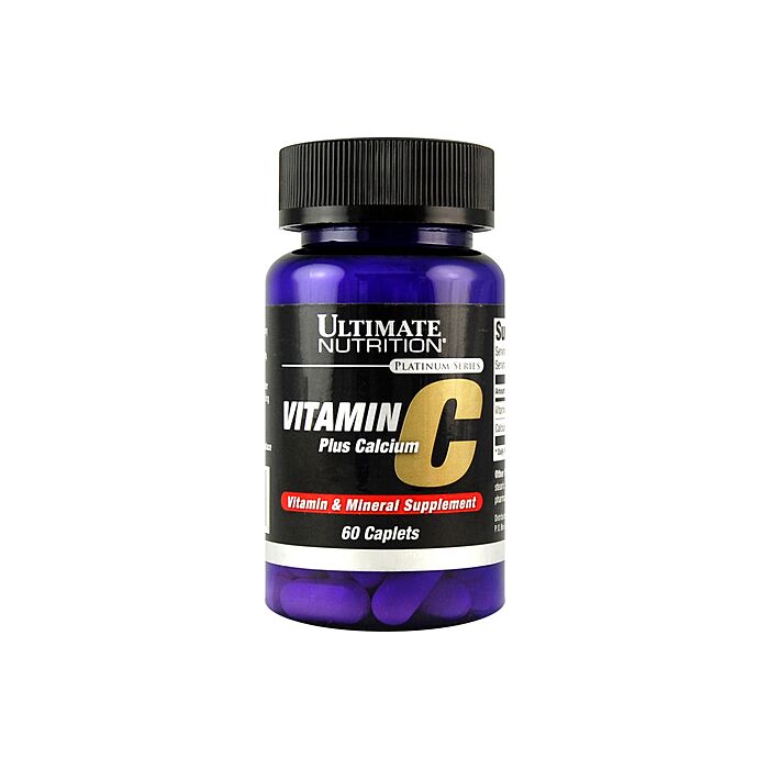 Минералы Ultimate Nutrition Vitamin C plus Calcium 60 капс