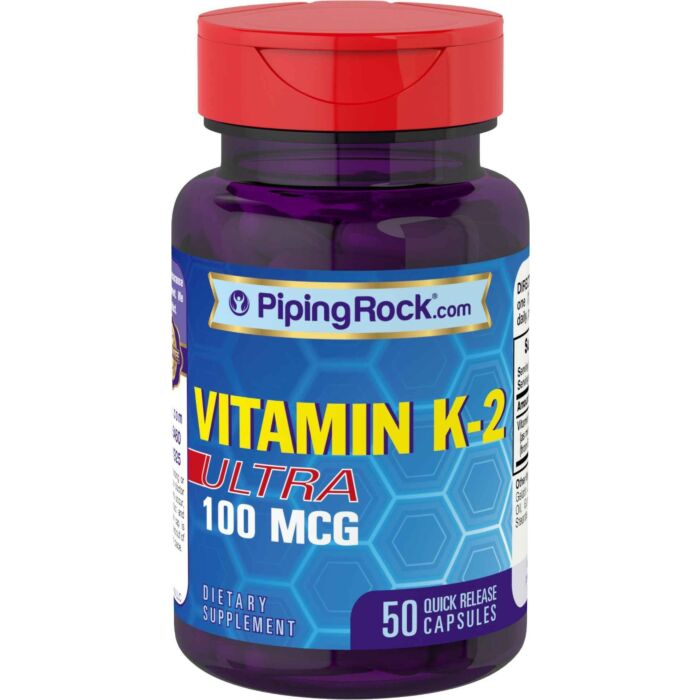 Вітамин К-2 Piping Rock Ultra Vitamin K-2 100 mcg 50 Capsules
