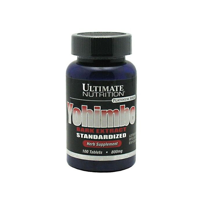 Комплексний засіб для підвищення тестостерону Ultimate Nutrition Yohimbe Extract 800 mg/100 табл
