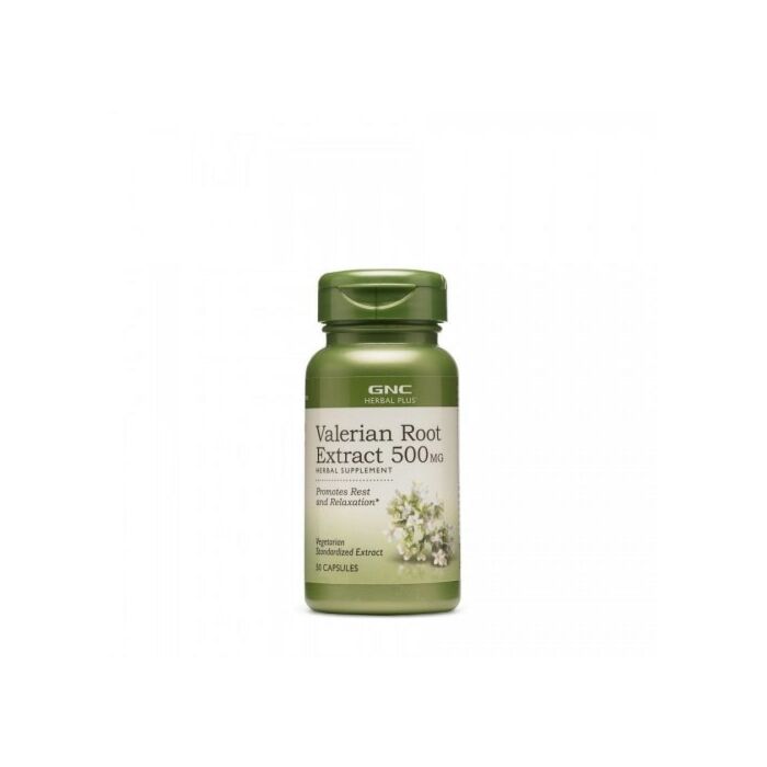 Добавка для здорового сна GNC Herbal Plus Valerian Root Extract 500 mg - 50 caps