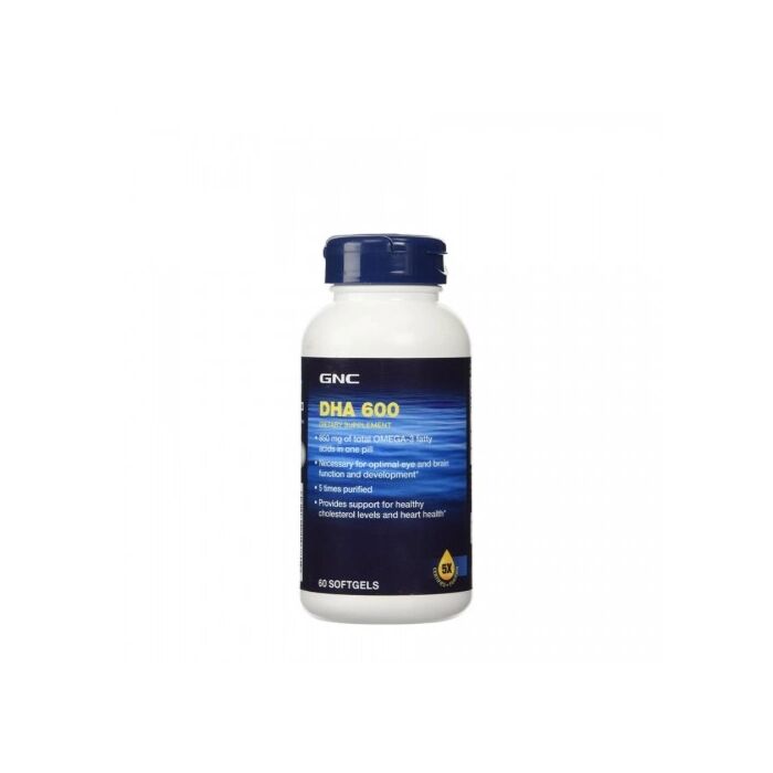 Омега жиры GNC DHA 600 mg - 60 caps