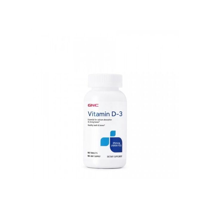 Вітамин D GNC Vitamin D-3 1000 - 180 tabl