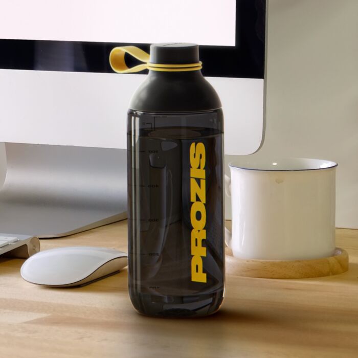 Пляшка для води  Fusion Bottle Black - Yellow - 600 мл