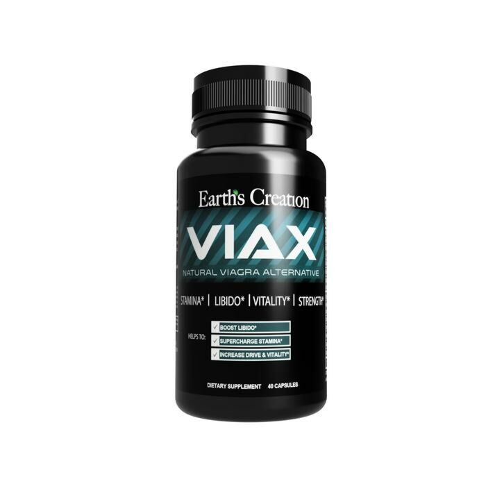 Для чоловічого здоров'я  Earth's Creation VIAX male supplement - 40 капс