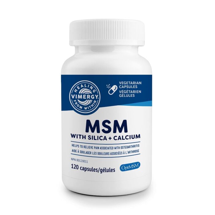 Комплекс для суставов и связок Vimergy Msm with silica salcium 120 capsules