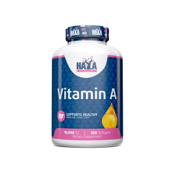 Вітамин А Haya Labs Vitamin A 10,000 IU 100 soft gels