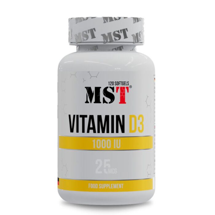 Вітамин D MST Vitamin D3 1000 IU 120 soft gels