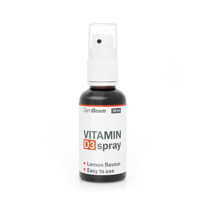 Вітамин D GymBeam Vitamin D3 spray, lemon, 30ml