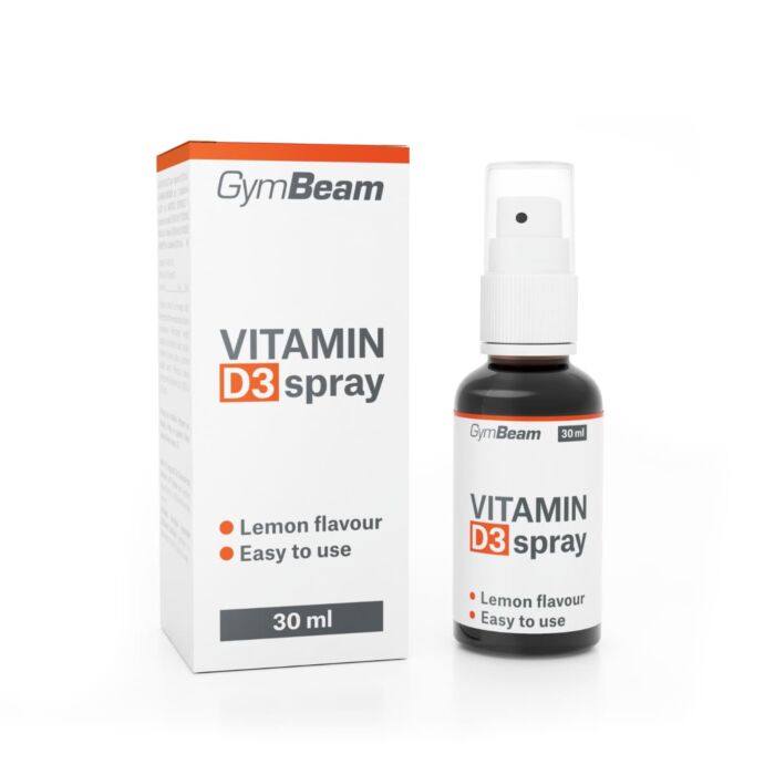 Витамин D GymBeam Vitamin D3 spray, lemon, 30ml