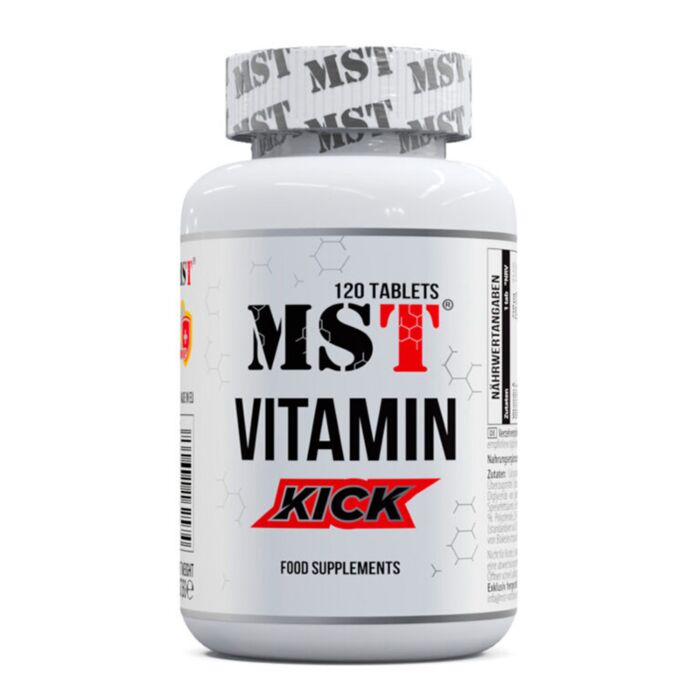 Мультивитаминный комплекс, Минералы MST Vitamin Kick 120 tablets
