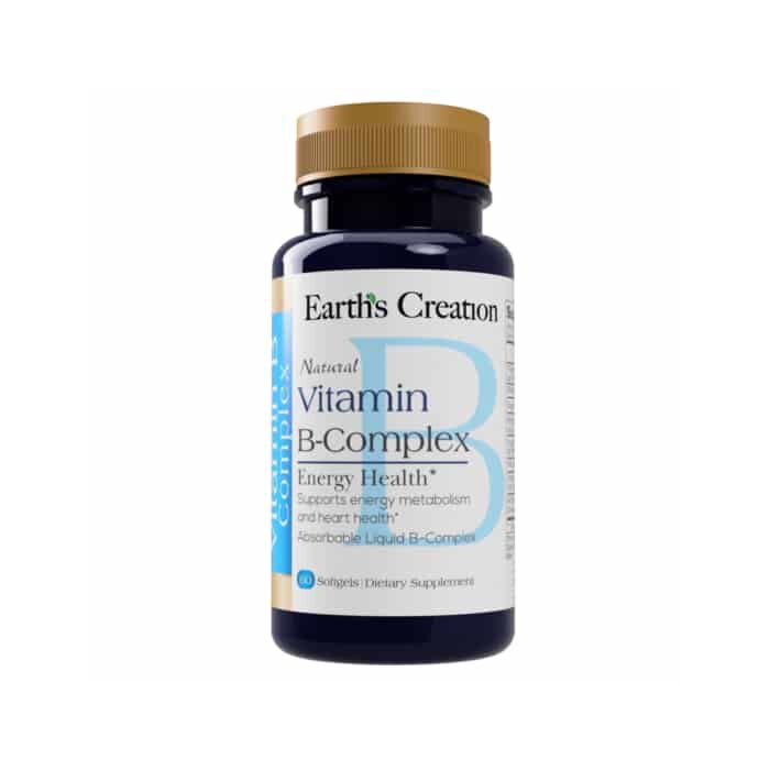 Вітамин B Earth's Creation Vitamin B Complex - 60 софт гель