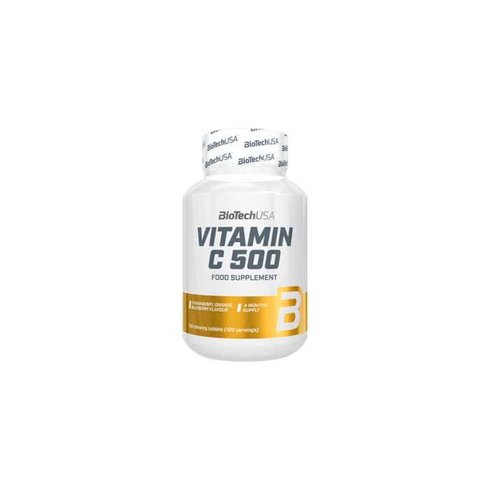 Вітамин С BioTech USA Vitamin C 500 - 120 жувальних таблеток