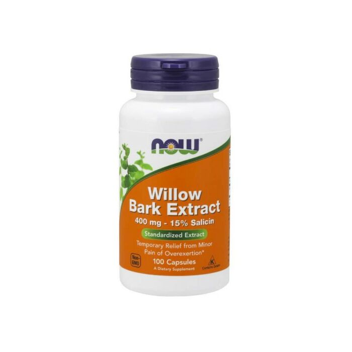 Спеціальна добавка NOW Willow Bark Extract 400 мг 100 кап