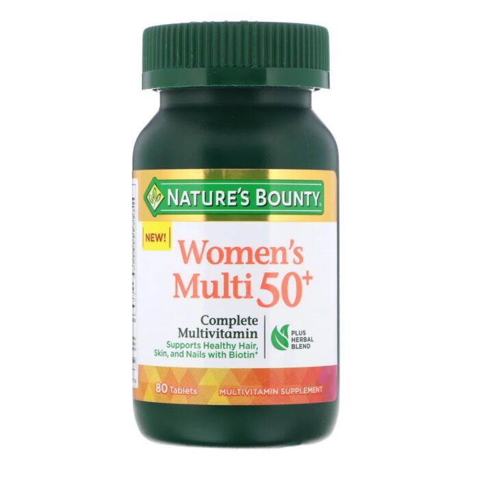 Мультивитаминный комплекс Nature's Bounty Women's Multi 50+ 80 Tablets