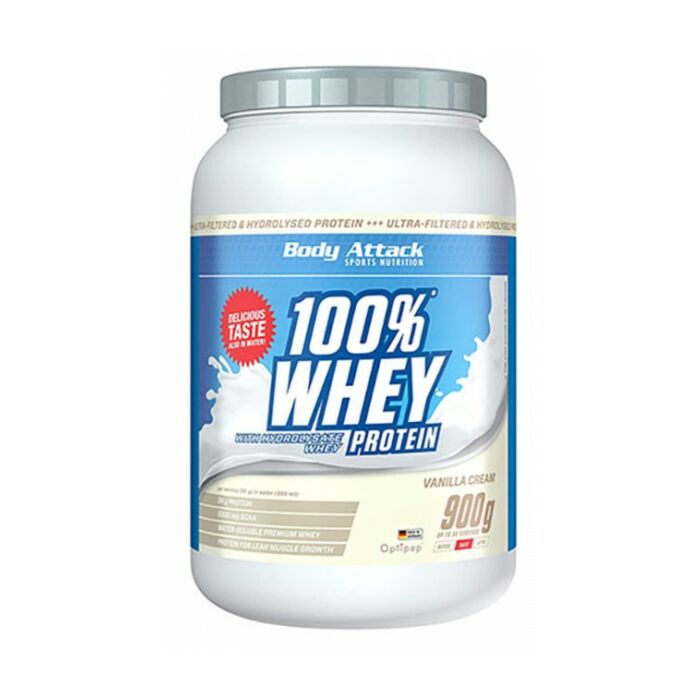 Сывороточный протеин Body Attack 100% Whey Protein - 900g