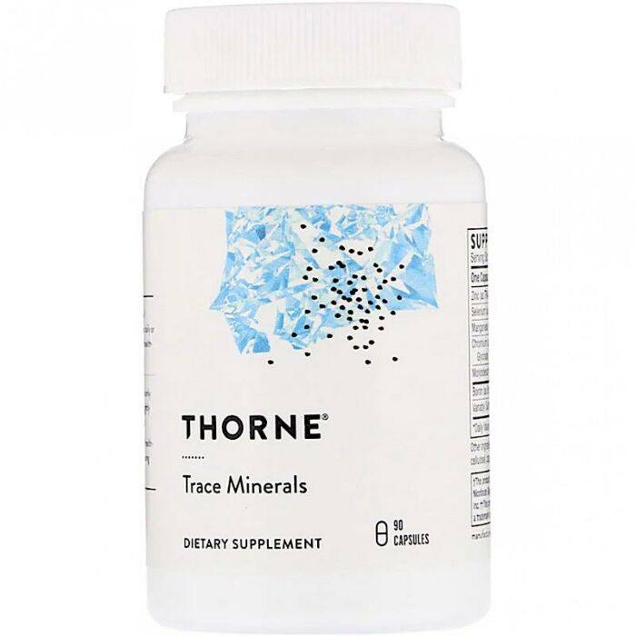 Мінерали Thorne Research Trace Minerals, 90 капсул