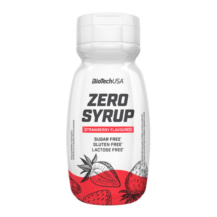 Заменитель питания BioTech USA Zero Syrup Strawberry - 320 ml