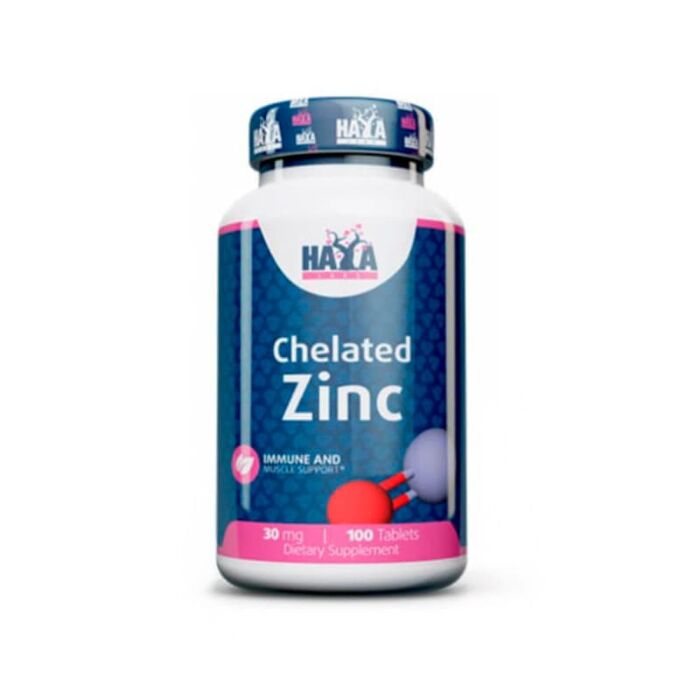 Цинк Haya Labs Zinc Bisglycinate 30 mg 100 tablets