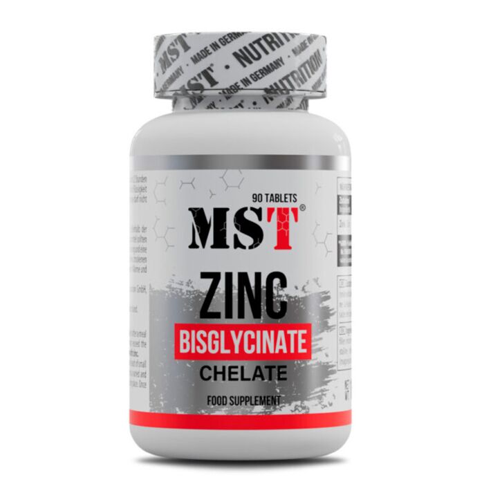 Цинк MST Zinc Bisglycinate Chelate 90 tablets