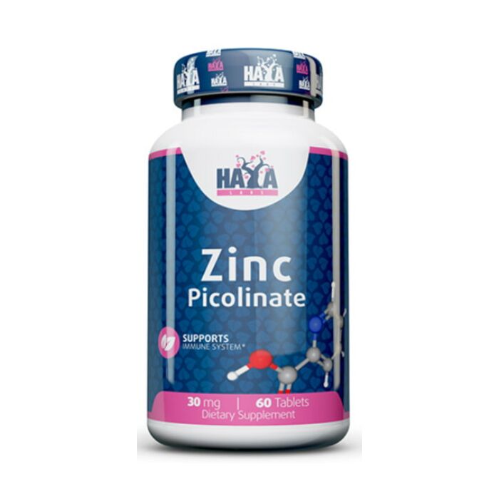 Цинк Haya Labs Zinc Picolinate 30 mg - 60 tablets
