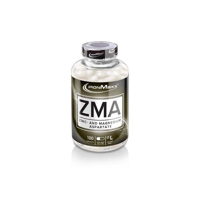 Цинк, магния аспартат плюс витамин В6 IronMaxx ZMA - 100 capsules