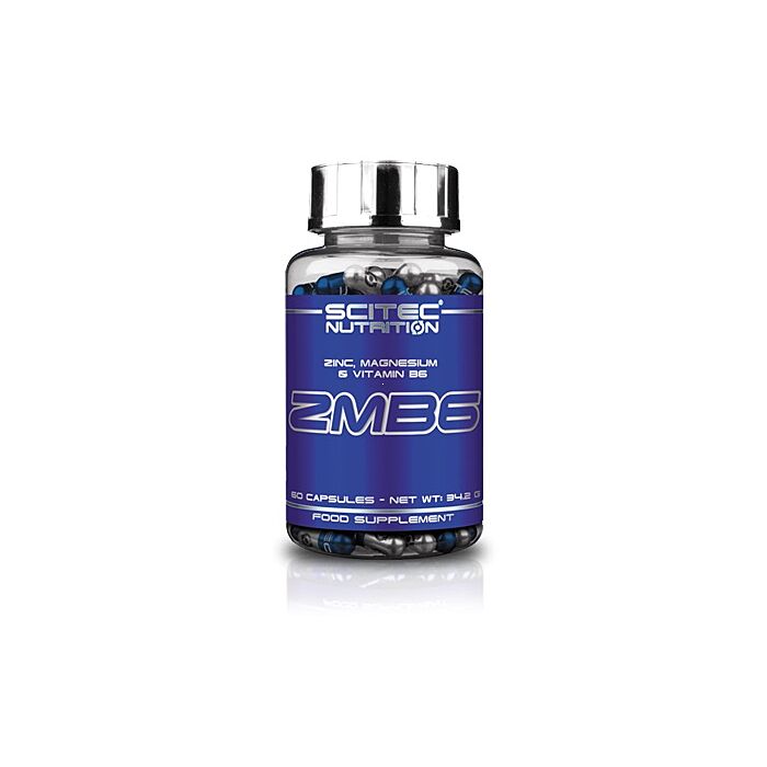 Цинк, магния аспартат плюс витамин В6 Scitec Nutrition ZMB6 60 капс