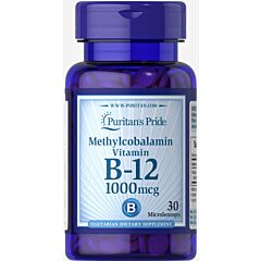 Methylcobalamin Vitamin B-12 1000 mcg 30 Microlozenges