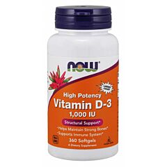 Vitamin D-3 1000 IU 360 softgels