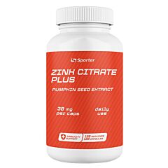 Zinc citrate plus 30 mg 120 capsules