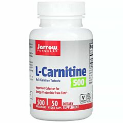 L-Carnitine, 500 Мг, 50 Вегетарианских Капсул