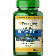 Borage Oil 1000 mg (Max GlA) 100 Softgels