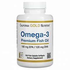 OMEGA-3 PREMIUM FISH OIL - 100 FISH GELATIN SOFTGELS