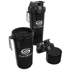 SmartShake Slim 500 мл Gunsmoke Black