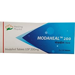 MODAHEAL® (Modafinil) 10 tabs/pack, 200 mg/tab