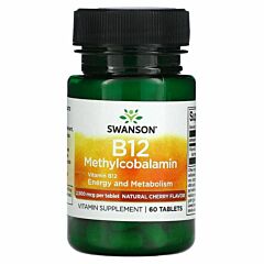 Ultra Vitamin B-12 Methylcobalamin, 2500 мкг - 60 таблеток Exp 04/2022