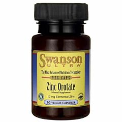 Цинк Оротат, Zinc Orotate, 10 мг, Elemental Zinc - 60 капсул