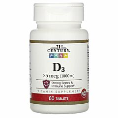 Vitamin D3 25mcg 1000IU 60 tab