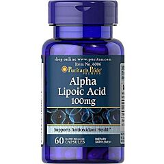 Картинка Puritan's pride Alpha Lipoic Acid 100 mg 60 Capsules