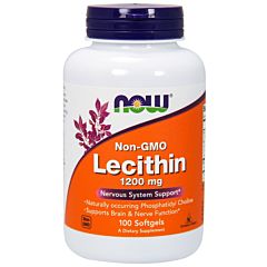 Картинка NOW Foods Lecithin 1200 мг 100 капсул