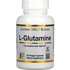 L-Glutamine, AjiPure, 500 mg - 120 Veggie Capsules 