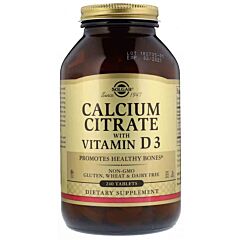 Calcium Citrate with Vitamin D3, 240 tabls