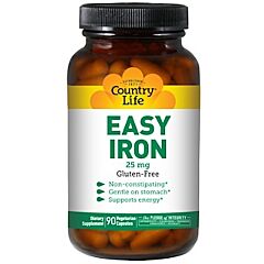 Картинка Country Life Easy Iron 25 мг 90 капс