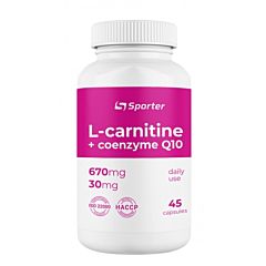 L-carnitine 670мг + CoQ10 30мг 45капс