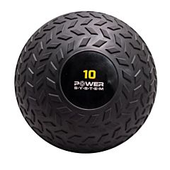 Картинка PowerSystem Мяч SlamBall для кросфита и фитнеса PS-4116 10кг рифленый