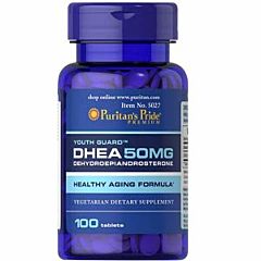 Картинка Puritan's pride DHEA 50 mg 50 Tablets